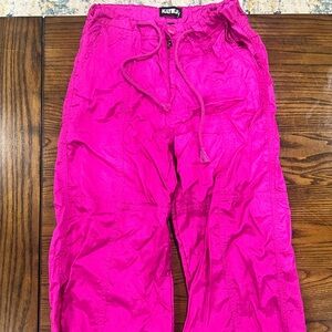 KatieJNYC Bright Pink Cargo Pant
Worn once, perfect condition.